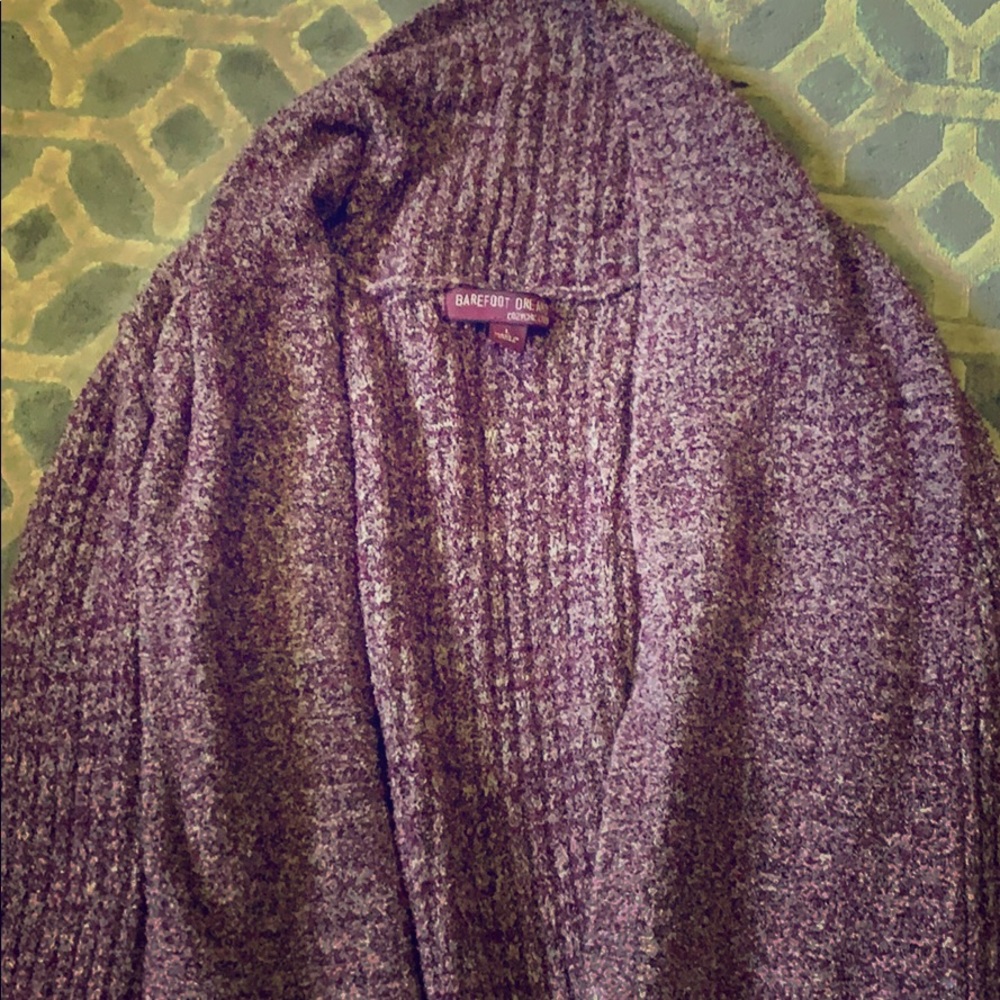 Barefoot dreams cozy chic lite heathered EUC